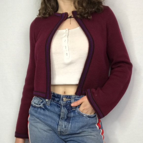 Vintage Yves Saint Laurent Cardigan Sweater - Picture 3 of 7